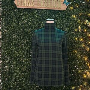 J. Crew Green Plaid  Shirt